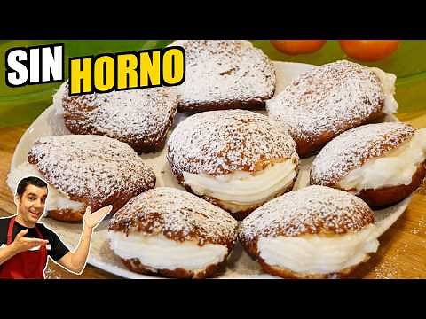 😍🍩 Cómo hacer DONAS RELLENAS DE MANJAR en casa. ¡Te quedarán como las de Veracruz! Receta # 1011