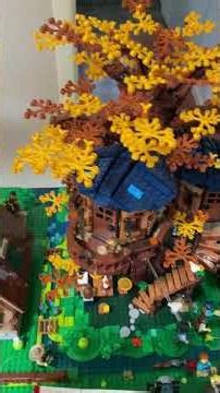 LEGO Camp Site MOC Update (Adding A Frame Cabin & 2 Baseplates)