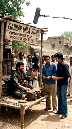 शोले की शूटिंग गब्बर का Supla सबसे खतरनाक सीन🔥 AI MiX BTS Part-10 😲 #Viral #sholay