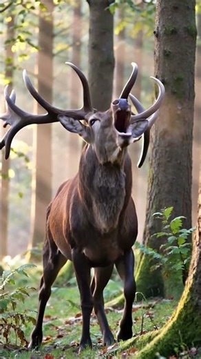 Real Voice of Red Stag🦌! #original #animals #birdsound #wildlife #cute