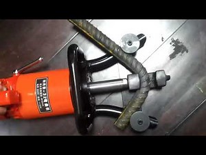 32mm Handheld Portable Reinforced Rebar Straightening Machine Steel Bar Bender machine