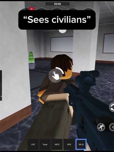 Bank robbery shootout #roblox #swat