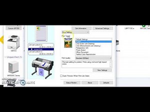 Canon iPF - How To Set "Defaults" To Save Time