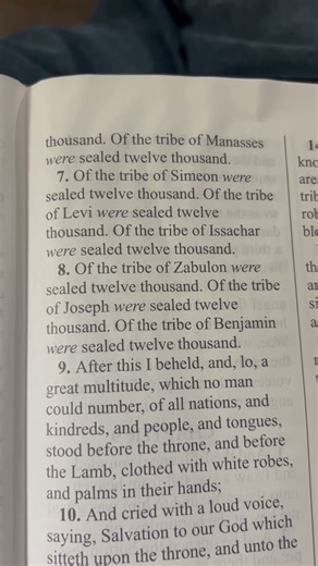 The Tribes Sealed: Zebulun, Joseph, Benjamin — Revelation 7:8