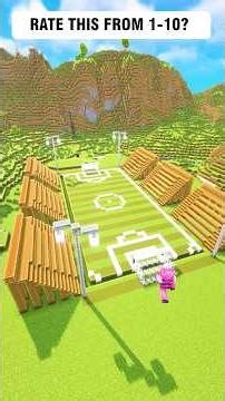 Minecraft Tutorial | Football Stadium #minecraftbuilding #minecraft #minecrafttutorial