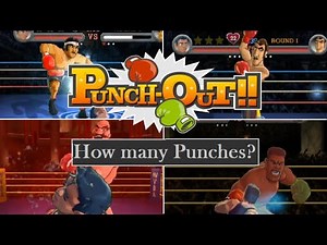 How many punches are needed to beat Punch-Out!! (Wii) - Contender Mode?