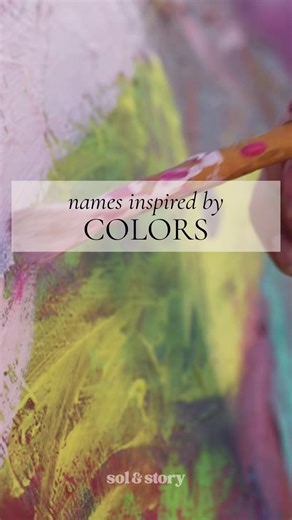 Alix - Name Consultant ☀️ | Names inspired by colors 🎨🌈 A collection of colorful names for your bright, colorful baby! Whether you’re looking for a first name or a... | Instagram