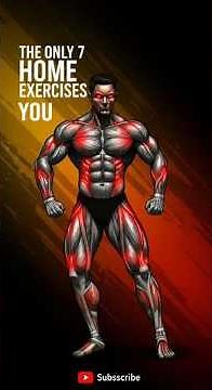 The Only 7 Exercises You Need at Home – Full Body Workout