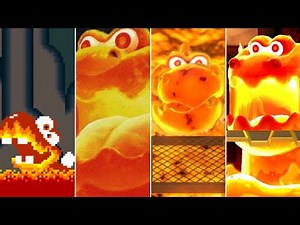 Evolution of Blargg in Super Mario Games (1990-2022)