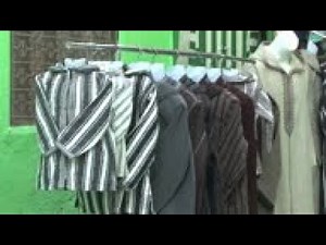 Moroccan djellaba crafted by hand with patience