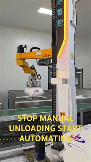 Stop Manual Unloading.Start Automating😎#palletizer #automation #depalletizing #robot #depalletizer