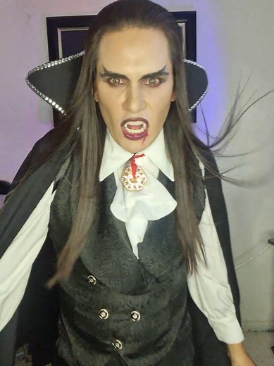 Tutorial de Maquillaje Sencillo de Drácula para Halloween
