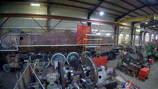 🚂🔥 Another Step Closer to Steam 🔥🚂 Work continues at Strasburg Rail Road Mechanical Services as the restoration team removes the staybolts scheduled for replacement on Chesapeake & Ohio 614. Each one removed represents real forward progress in this restoration journey. 🔧🔩 We truly appreciate the many of you who have already purchased a retired staybolt. Your support directly funds the installation of a new staybolt, cap, and sleeve back into 614. That is a powerful way to be part of this w