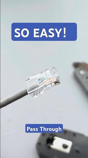Easy pass through type with excellent quality UTP modular plug rj45 connector with ethernet cable