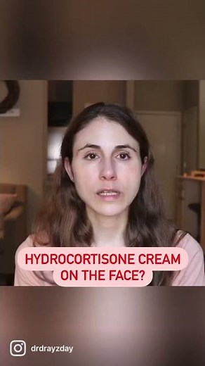 Hydrocortisone on the face? #shorts