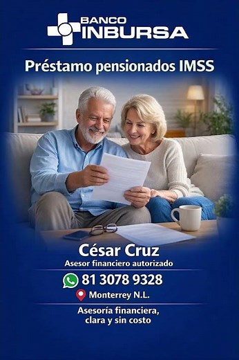 Préstamo para pensionados del IMSS, jubilados y trabajadores del instituto.