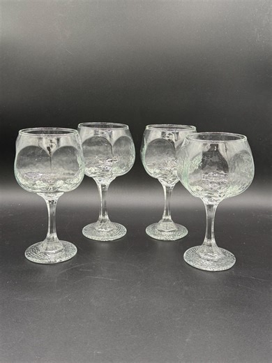 Libbey Chivalry Clear Wine Glasses - Etsy
