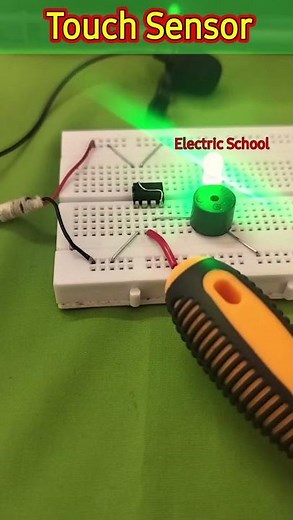 How to make Touch Sensor Using NE555 timer IC #touchsensor #electricfever9