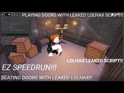 PLAYING DOORS WITH LEAKED LOLHAX SCRIPT!