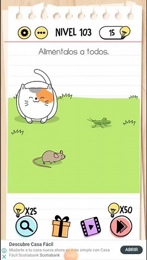 BRAIN TEST | Nivel 103 | alimentalos a todos