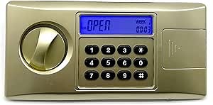 Digital Safe box keypad Lock Replacement,Digital Electronic Keypad Lock with 2 group codes and LCD display for Safes, showing time and date -alarm if wrong codes entried
