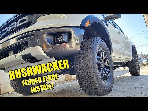 2019 Ford Ranger - Bushwacker OE-Style Fender Flares Installed