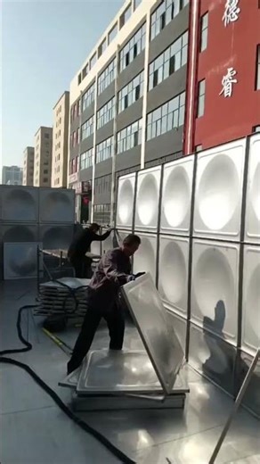 Stainless steel water tank welding process