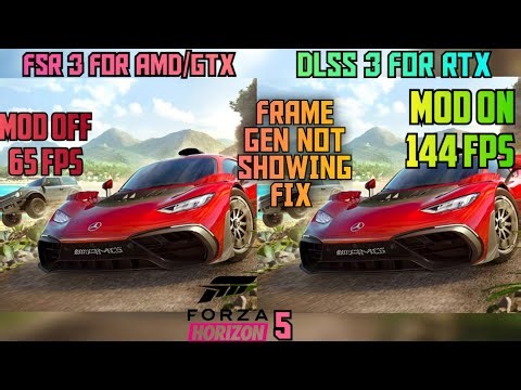 How to install fsr 3 in forza horizon 5 updated guide for amd/gtx/rtx with mod+ step by step guide