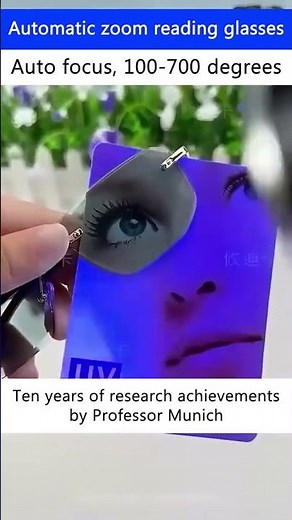 Meet This Magical Reading Glasses！A pair of reading glasses that can look far and near.