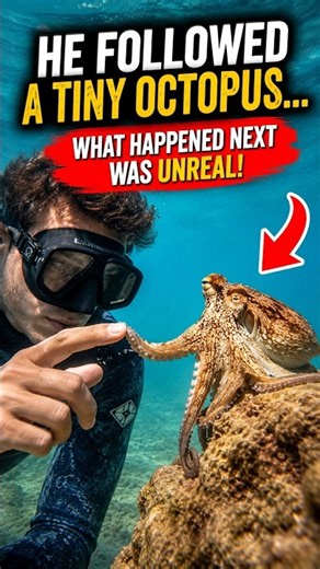 What happened when I returned to the octopus months later 🐙❓ #diving #nature #wildlife