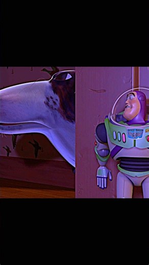 Buzz Lightyear & Woody is being chased by a dog 🥺 | Toy Story 4 | Toy Story Movie Edit #shorts