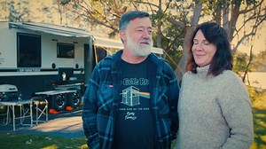 Check this out! Scott and Helen show us around their Snowy River SR-19 while at the Lake Tabourie owners club meetup. "What made us choose Snowy River Caravan... We just love the way it's finished, that we could change the things around, pick colours, that made it more personal." Watch a full video on how they customized their caravan to fit their lifestyle. See full specs here:https://hi.switchy.io/6w2y | Snowy River Caravans
