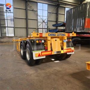 [Hot Item] 20/40 FT Combo Tandem Container Chassis Intermodal Chassis Container Trailers Skeleton Semi Trailertwist Lock Truck Trailer