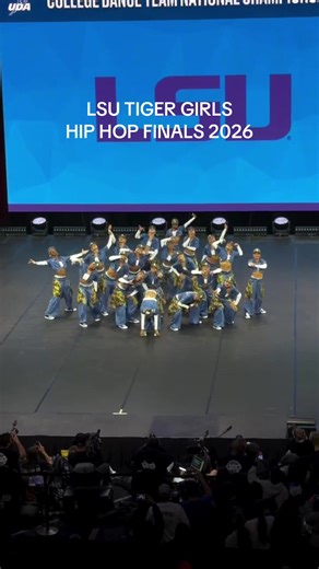 LSU TIGER GIRLS HIP HOP FINALS 2026 // choreo: @tribe99official (🤳: d1university_ on instagram!) #udanationals #uda #danceteam #lsutigergirls #lsutigergirlshiphop @LSU TIGER GIRLS
