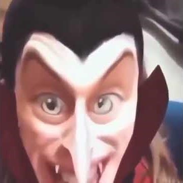 Haha almost time for Halloween don't come to my house Dracula