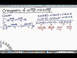 MH2801 Orthogonality Between Cosine and Sine
