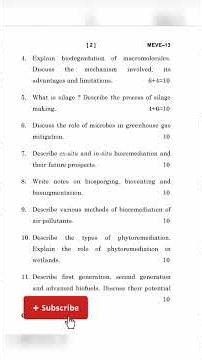 IGNOU MSCENV MEVE 013 Important Questions