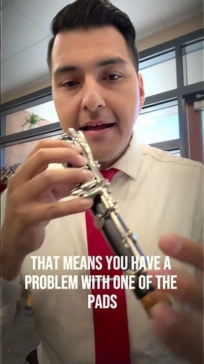 How to Fix Clarinet Lower Joint #clarinet #banddirector #instrumentrepair #musicteacher