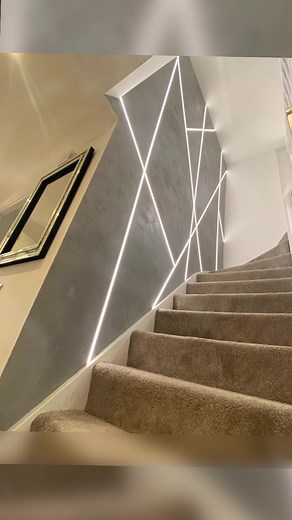 Innovative LED Stair Design for Your Modern Home