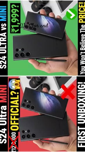 Samsung S24 Ultra MINI Exposed! 😱 - Don't Buy Before Watching This! 🔥|​Samsung S24 Ultra MINI Unbox.