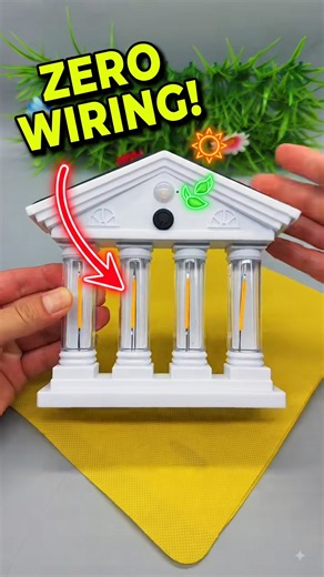 The Royal Solar Wall Light! 🏛️☀️ #techfinds