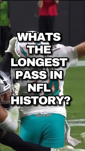 The Longest Pass in #nfl History