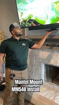 Mantel Mount MM540 Installed By QuickTechAV ✨