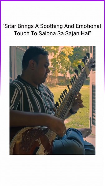 Salina Sa Sajan Hai Sitar Cover By Kalyan Majumdar #sitar #classical #music #icmtabla #shorts