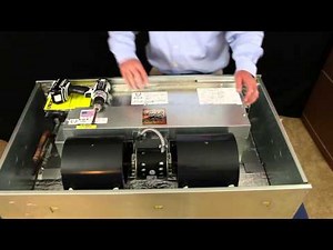 Allstyle HF Series air handler housing install