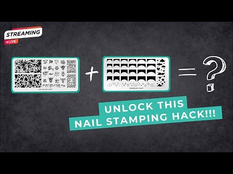 😲 DOUBLE STAMPING - DIY Nail Stamping Game Changer! 😍 | Maniology LIVE!