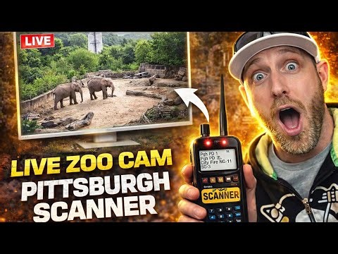 PIRATES HOME OPENER - LIVE SCANNER AUDIO - PITTSBURGH ZOO CAMERA
