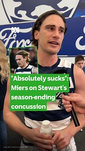 “We’re gonna support him as much as we can.” Gryan Miers was quick to rally around concussed teammate Tom Stewart after Geelong’s preliminary final win over Hawthorn. Stewart will now miss the grand final under the league’s concussion protocols — so, should the league bring in a pre-grand final bye? “I would hate to see players miss grand finals on the back of something out of their control … I guess it’s the decision that the AFL needs to make,” he said. Hear every #AFL game live and ad-free on