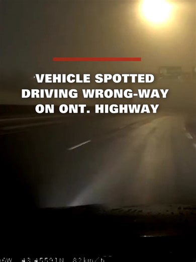 A driver has been caught on camera going the wrong way on Highway 7/8 in Kitchener. The video, which was posted to social media, was taken Monday morning near the Victoria and Wellington Street exit. The vehicle could be seen travelling against traffic in the far left lane. Another driver could also be heard honking as they passed by. It’s not known how the vehicle ended up on the wrong side of the highway or how far they travelled. CTV News is not aware of any wrong-way crashes reported on High
