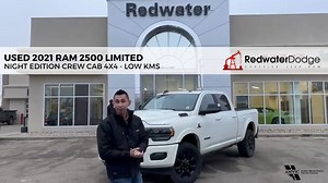 Don't miss out on this low kilometer Used 2021 Ram 2500 Limited Night...
